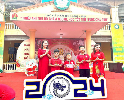 Trường TH Lê trọng Tấn tổ chức Lễ hội xuân năm 2024