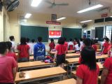 Giờ sinh hoạt dưới cờ đảm bảo giãn cách năm học 21-22